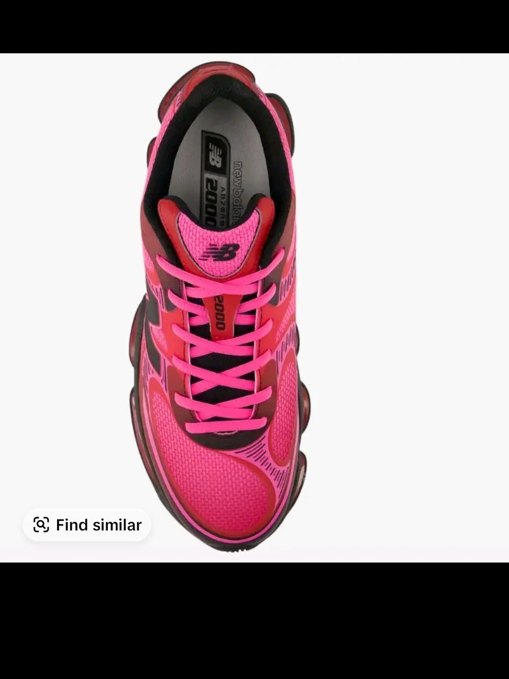 New Balance 2000 Women’s Pink and Black Athletic Running Sneakers Brand New 71/2